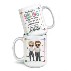 You And I Are Siblings - Family Personalized Custom Mug - Gift For Family Members, Siblings, Brothers, Sisters -Pawfect House Store 6683d90a84dd8