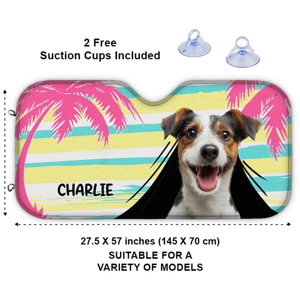 Custom Photo Pets Understand The Language Of Love - Dog & Cat Personalized Custom Auto Windshield Sunshade, Car Window Protector - Summer Vacation Gift For Pet Owners, Pet Lovers 3 Custom Photo Pets Understand The Language Of Love - Dog & Cat Personalized Custom Auto Windshield Sunshade, Car Window Protector - Summer Vacation Gift For Pet Owners, Pet Lovers - Image 3