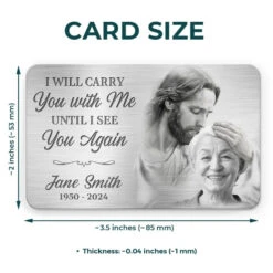 Custom Photo In My Heart, You Are Always By My Side - Memorial Personalized Custom Aluminum Wallet Card - Sympathy Gift For Family Members 8 Custom Photo In My Heart, You Are Always By My Side - Memorial Personalized Custom Aluminum Wallet Card - Sympathy Gift For Family Members -Pawfect House Store 6684ba1a30ca4