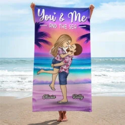 You're The Sandy To My Beach - Couple Personalized Custom Beach Towel - Summer Vacation Gift For Husband Wife, Anniversary 7 You're The Sandy To My Beach - Couple Personalized Custom Beach Towel - Summer Vacation Gift For Husband Wife, Anniversary -Pawfect House Store 6684d3ac2e673