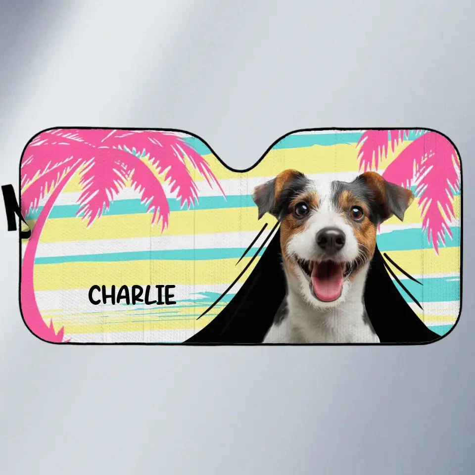 Custom Photo Pets Understand The Language Of Love - Dog & Cat Personalized Custom Auto Windshield Sunshade, Car Window Protector - Summer Vacation Gift For Pet Owners, Pet Lovers 2 Custom Photo Pets Understand The Language Of Love - Dog & Cat Personalized Custom Auto Windshield Sunshade, Car Window Protector - Summer Vacation Gift For Pet Owners, Pet Lovers - Image 2