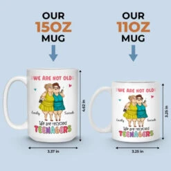 We Are Recycled Teenagers - Bestie Personalized Custom Mug - Gift For Best Friends, BFF, Sisters 9 We Are Recycled Teenagers - Bestie Personalized Custom Mug - Gift For Best Friends, BFF, Sisters -Pawfect House Store 6684fabb7e980
