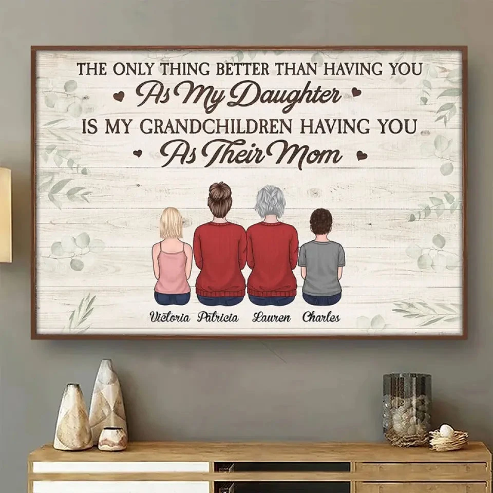 I Have So Much Of You In My Heart - Family Personalized Custom Horizontal Poster - Gift For Daughter, Son 1 I Have So Much Of You In My Heart - Family Personalized Custom Horizontal Poster - Gift For Daughter, Son