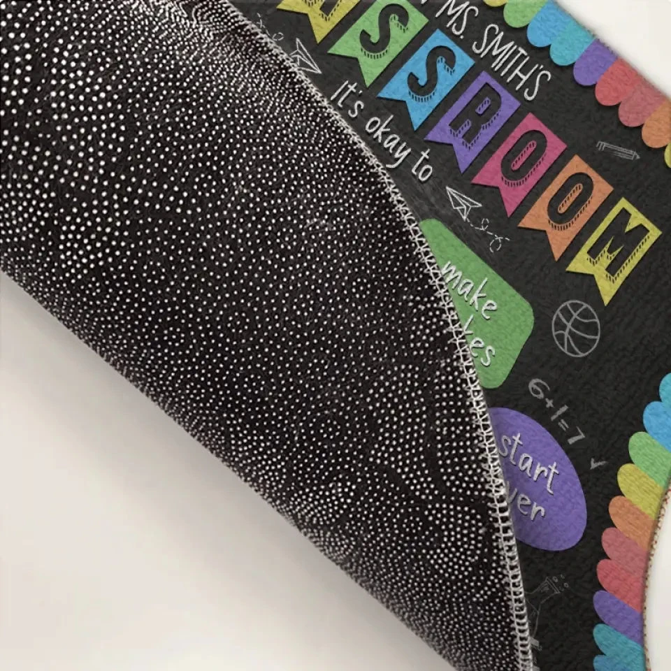 In This Classroom It's Ok To Be Yourself - Teacher Personalized Custom Home Decor Decorative Mat - House Warming Gift For Teacher 4 In This Classroom It's Ok To Be Yourself - Teacher Personalized Custom Home Decor Decorative Mat - House Warming Gift For Teacher - Image 4