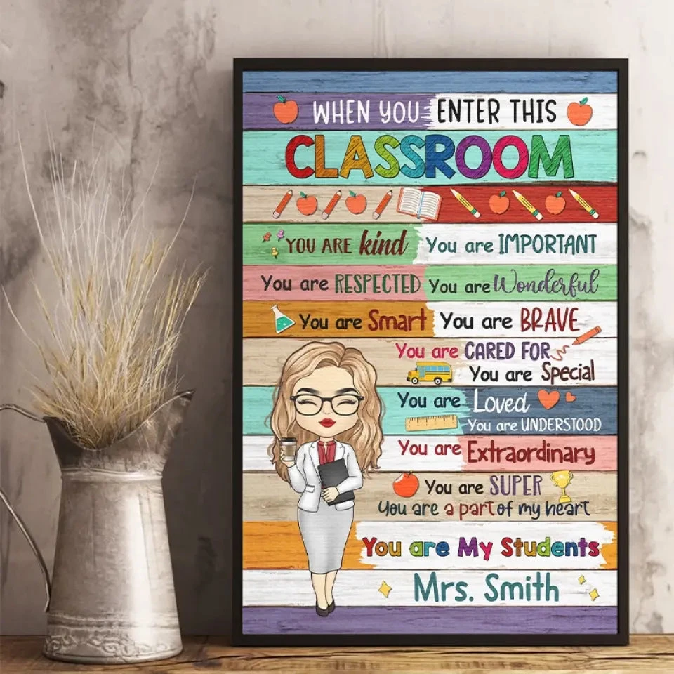 You Are My Students - Teacher Personalized Custom Vertical Poster - Gift For Teacher 1 You Are My Students - Teacher Personalized Custom Vertical Poster - Gift For Teacher