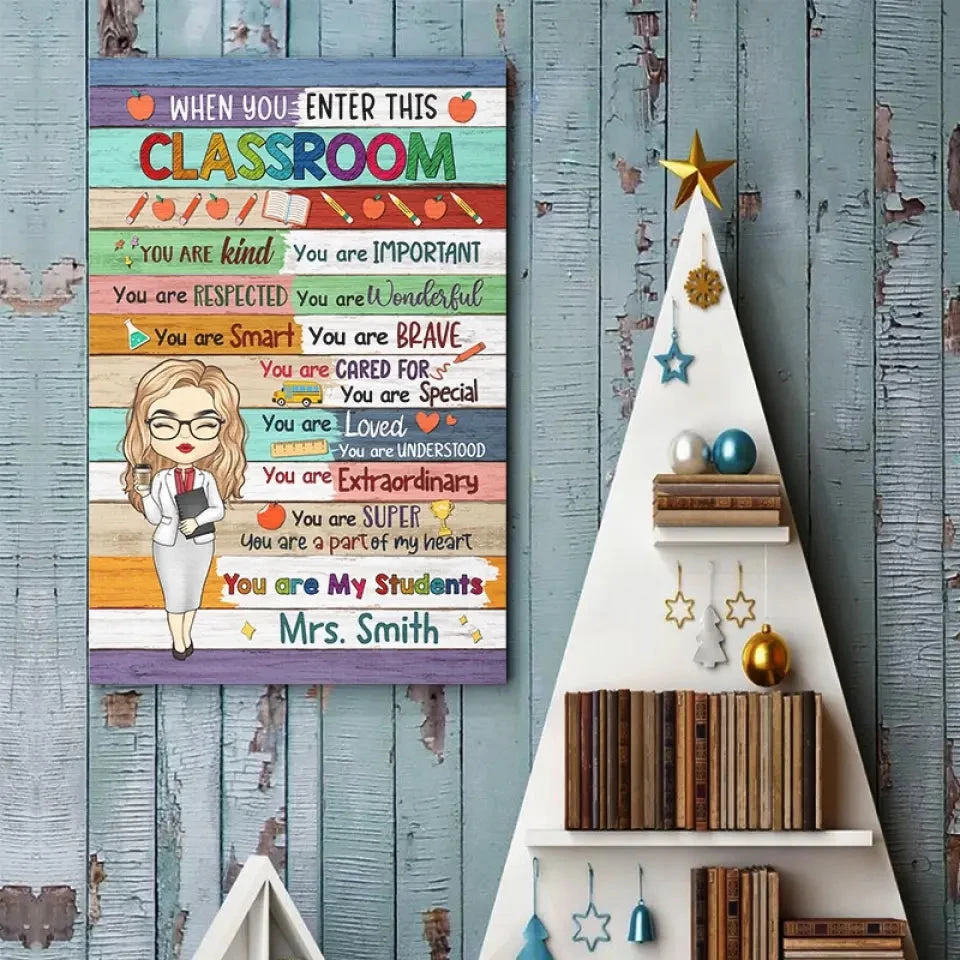 You Are My Students - Teacher Personalized Custom Vertical Poster - Gift For Teacher 4 You Are My Students - Teacher Personalized Custom Vertical Poster - Gift For Teacher - Image 4