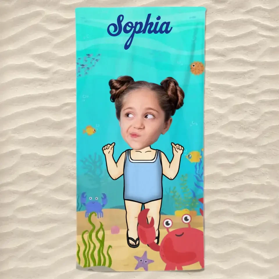 Custom Photo Every Mile, A New Memory - Family Personalized Custom Beach Towel - Summer Vacation Gift, Birthday Pool Party Gift For Family Members 2 Custom Photo Every Mile, A New Memory - Family Personalized Custom Beach Towel - Summer Vacation Gift, Birthday Pool Party Gift For Family Members - Image 2