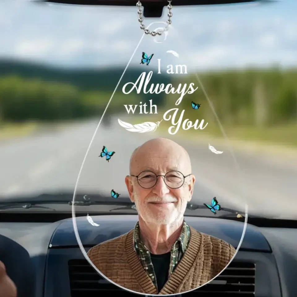 Custom Photo In Our Hearts You Remain - Memorial Personalized Custom Car Ornament - Acrylic Custom Shaped - Sympathy Gift For Family Members 2 Custom Photo In Our Hearts You Remain - Memorial Personalized Custom Car Ornament - Acrylic Custom Shaped - Sympathy Gift For Family Members - Image 2