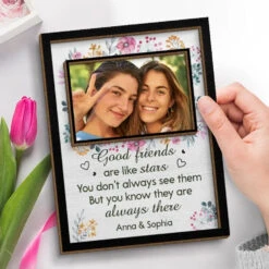Custom Photo Good Friends Are Like Stars - Bestie Personalized Custom 2-Layered Wooden Plaque With Stand - Gift For Best Friends, BFF, Sisters 8 Custom Photo Good Friends Are Like Stars - Bestie Personalized Custom 2-Layered Wooden Plaque With Stand - Gift For Best Friends, BFF, Sisters -Pawfect House Store 6687d4caf07e0