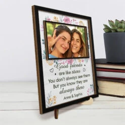 Custom Photo Good Friends Are Like Stars - Bestie Personalized Custom 2-Layered Wooden Plaque With Stand - Gift For Best Friends, BFF, Sisters 9 Custom Photo Good Friends Are Like Stars - Bestie Personalized Custom 2-Layered Wooden Plaque With Stand - Gift For Best Friends, BFF, Sisters -Pawfect House Store 6687d4cbc2fb4