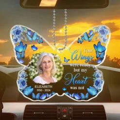 Custom Photo There Are No Goodbyes For Us - Memorial Personalized Custom Car Ornament - Acrylic Custom Shaped - Sympathy Gift For Family Members -Pawfect House Store 668b51d55729d