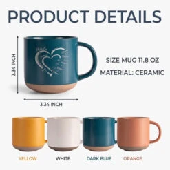 First Mom Now Grandma - Family Personalized Custom Pottery Mug - Gift For Mom, Grandma 13 First Mom Now Grandma - Family Personalized Custom Pottery Mug - Gift For Mom, Grandma -Pawfect House Store 668bc594f3526