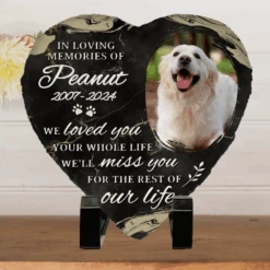 Custom Photo We Loved You Your Whole Life - Memorial Personalized Custom Heart Shaped Memorial Stone - Sympathy Gift For Pet Owners, Pet Lovers 9 Custom Photo We Loved You Your Whole Life - Memorial Personalized Custom Heart Shaped Memorial Stone - Sympathy Gift For Pet Owners, Pet Lovers -Pawfect House Store 668cdf2ee2eab