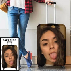 Custom Photo All You Need Is Love And A Passport - Travel Personalized Custom Luggage Cover - Summer Vacation Gift, Gift For Adventure Travel Lovers 9 Custom Photo All You Need Is Love And A Passport - Travel Personalized Custom Luggage Cover - Summer Vacation Gift, Gift For Adventure Travel Lovers -Pawfect House Store 668d0e5d86447