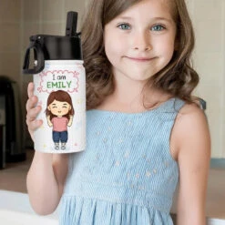 I Am Kind - Personalized Custom Kid Water Bottle - Back To School Gift For Kid, Grandkid 8 I Am Kind - Personalized Custom Kid Water Bottle - Back To School Gift For Kid, Grandkid -Pawfect House Store 668d133fb3f4d