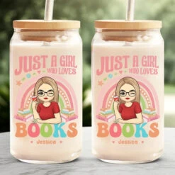Reading Is Magical - Personalized Custom Glass Cup, Iced Coffee Cup - Gift For Book Lovers 8 Reading Is Magical - Personalized Custom Glass Cup, Iced Coffee Cup - Gift For Book Lovers -Pawfect House Store 668df6794f574