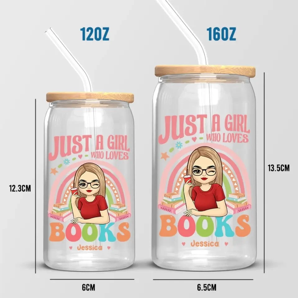 Reading Is Magical - Personalized Custom Glass Cup, Iced Coffee Cup - Gift For Book Lovers 5 Reading Is Magical - Personalized Custom Glass Cup, Iced Coffee Cup - Gift For Book Lovers - Image 5