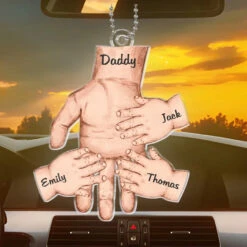 The Power Of Dad In A Child's Life Is Unmatched - Family Personalized Custom Car Ornament - Acrylic Custom Shaped - Gift For Dad, Grandpa 5 The Power Of Dad In A Child's Life Is Unmatched - Family Personalized Custom Car Ornament - Acrylic Custom Shaped - Gift For Dad, Grandpa -Pawfect House Store 668e30ad4829b