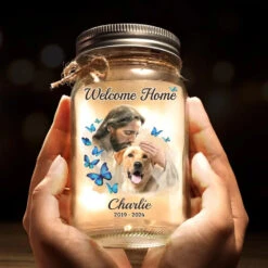 Safe In The Arms Of God - Memorial Personalized Custom Mason Jar Light - Sympathy Gift For Family Members, Pet Owners, Pet Lovers 12 Safe In The Arms Of God - Memorial Personalized Custom Mason Jar Light - Sympathy Gift For Family Members, Pet Owners, Pet Lovers -Pawfect House Store 668f4d248f4d2