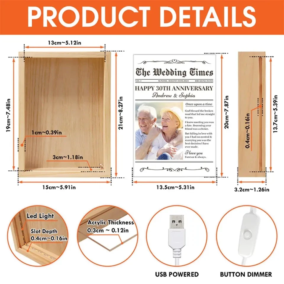 Custom Photo We Are Most Alive When We Are In Love - Couple Personalized Custom Frame Light Box - Gift For Husband Wife, Anniversary 6 Custom Photo We Are Most Alive When We Are In Love - Couple Personalized Custom Frame Light Box - Gift For Husband Wife, Anniversary - Image 6