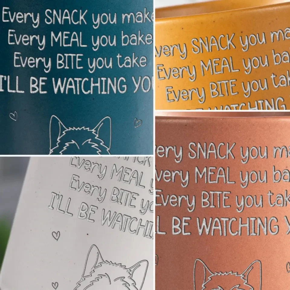 I'll Be Watching You - Dog Personalized Custom Pottery Mug - Gift For Pet Owners, Pet Lovers 6 I'll Be Watching You - Dog Personalized Custom Pottery Mug - Gift For Pet Owners, Pet Lovers - Image 6