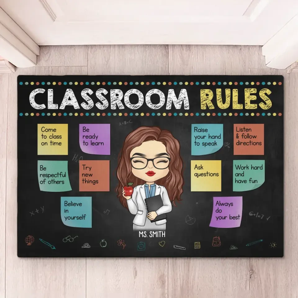 A Good Teacher Can Change Everything - Teacher Personalized Custom Home Decor Decorative Mat - House Warming Gift For Teacher 5 A Good Teacher Can Change Everything - Teacher Personalized Custom Home Decor Decorative Mat - House Warming Gift For Teacher - Image 5