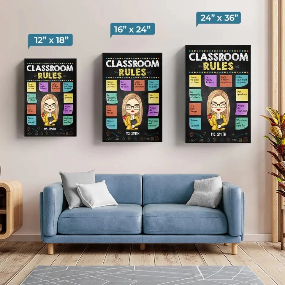 Without Teachers, Life Would Have No Class - Teacher Personalized Custom Vertical Canvas - Gift For Teacher 6 Without Teachers, Life Would Have No Class - Teacher Personalized Custom Vertical Canvas - Gift For Teacher - Image 6