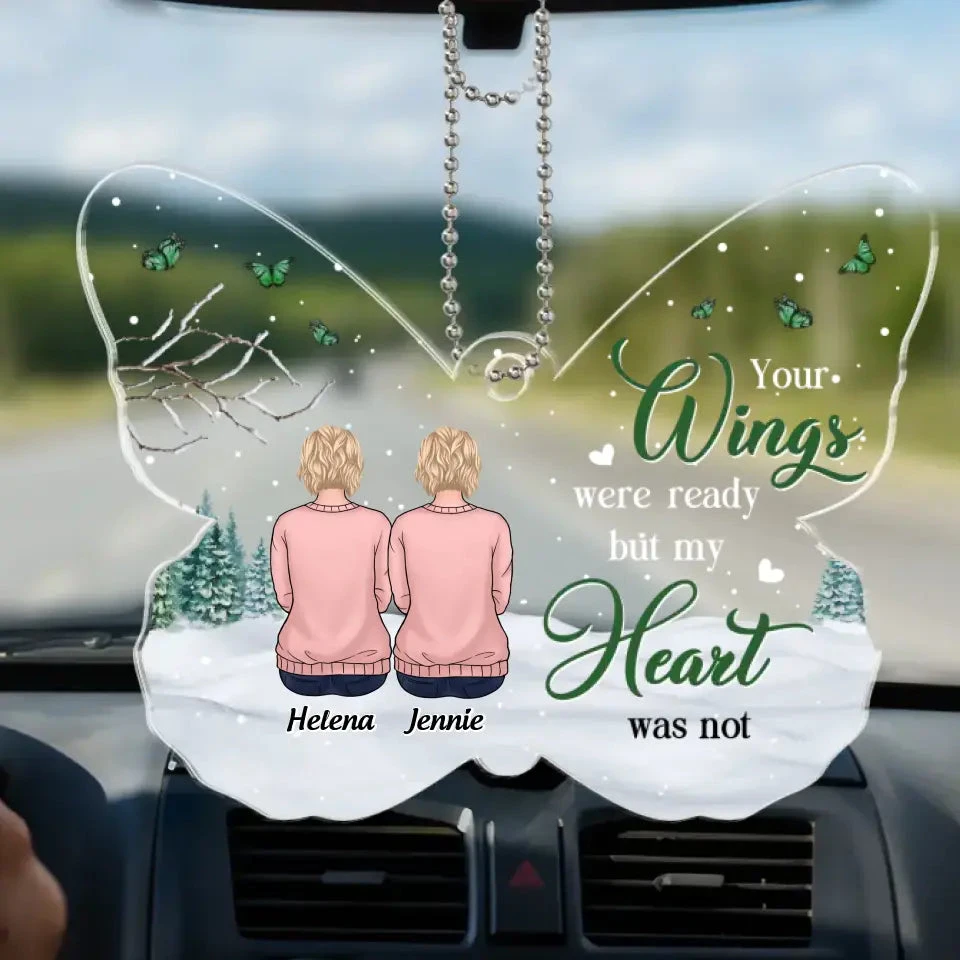 I Will See You Again Someday, In The Clouds - Memorial Personalized Custom Car Ornament - Acrylic Custom Shaped - Sympathy Gift For Family Members 2 I Will See You Again Someday, In The Clouds - Memorial Personalized Custom Car Ornament - Acrylic Custom Shaped - Sympathy Gift For Family Members - Image 2
