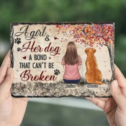 A Bond That Can't Be Broken - Memorial Personalized Custom Rectangle Shaped Stone With Stand - Sympathy Gift For Pet Owners, Pet Lovers 7 A Bond That Can't Be Broken - Memorial Personalized Custom Rectangle Shaped Stone With Stand - Sympathy Gift For Pet Owners, Pet Lovers -Pawfect House Store 6691121ac2133