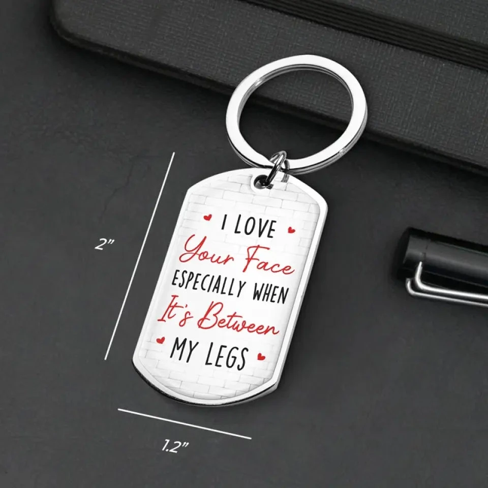 I Love You For Your Personality - Couple Personalized Custom Keychain - Gift For Husband Wife, Anniversary 5 I Love You For Your Personality - Couple Personalized Custom Keychain - Gift For Husband Wife, Anniversary - Image 5