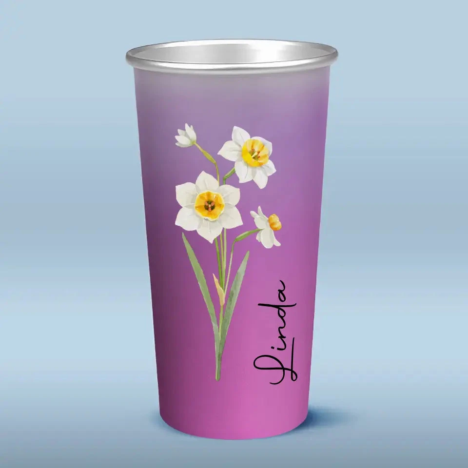 The Sweetest Bloom In The Garden - Bestie Personalized Custom Aluminum Changing Color Cup - Gift For Yourself, Best Friends, BFF, Sisters 2 The Sweetest Bloom In The Garden - Bestie Personalized Custom Aluminum Changing Color Cup - Gift For Yourself, Best Friends, BFF, Sisters - Image 2