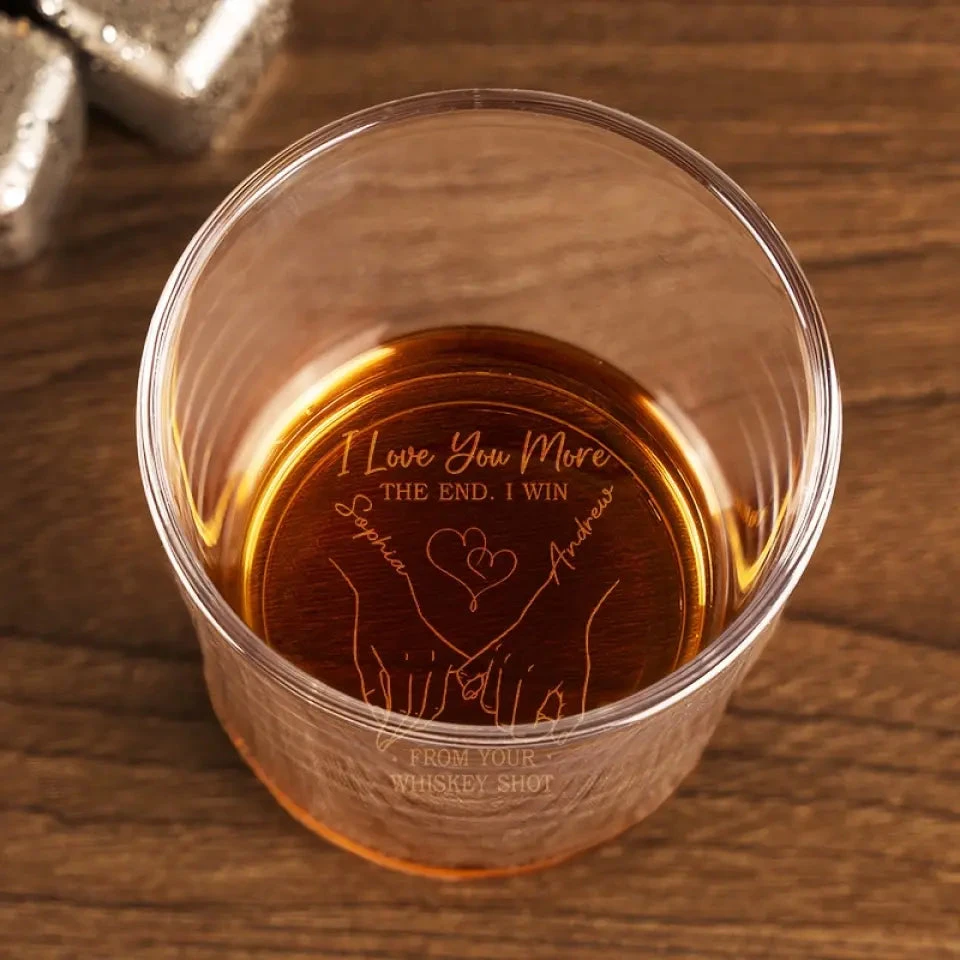 All Of Me Loves All Of You - Couple Personalized Custom Whiskey Glass - Gift For Husband Wife, Anniversary 3 All Of Me Loves All Of You - Couple Personalized Custom Whiskey Glass - Gift For Husband Wife, Anniversary - Image 3