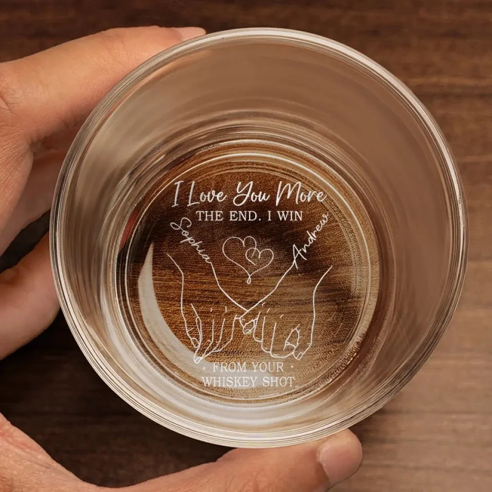 All Of Me Loves All Of You - Couple Personalized Custom Whiskey Glass - Gift For Husband Wife, Anniversary 4 All Of Me Loves All Of You - Couple Personalized Custom Whiskey Glass - Gift For Husband Wife, Anniversary - Image 4