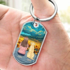 My Heart Will Always Wear The Pawprints Left By You - Memorial Personalized Custom Keychain - Sympathy Gift For Pet Owners, Pet Lovers -Pawfect House Store 6694ec029728c