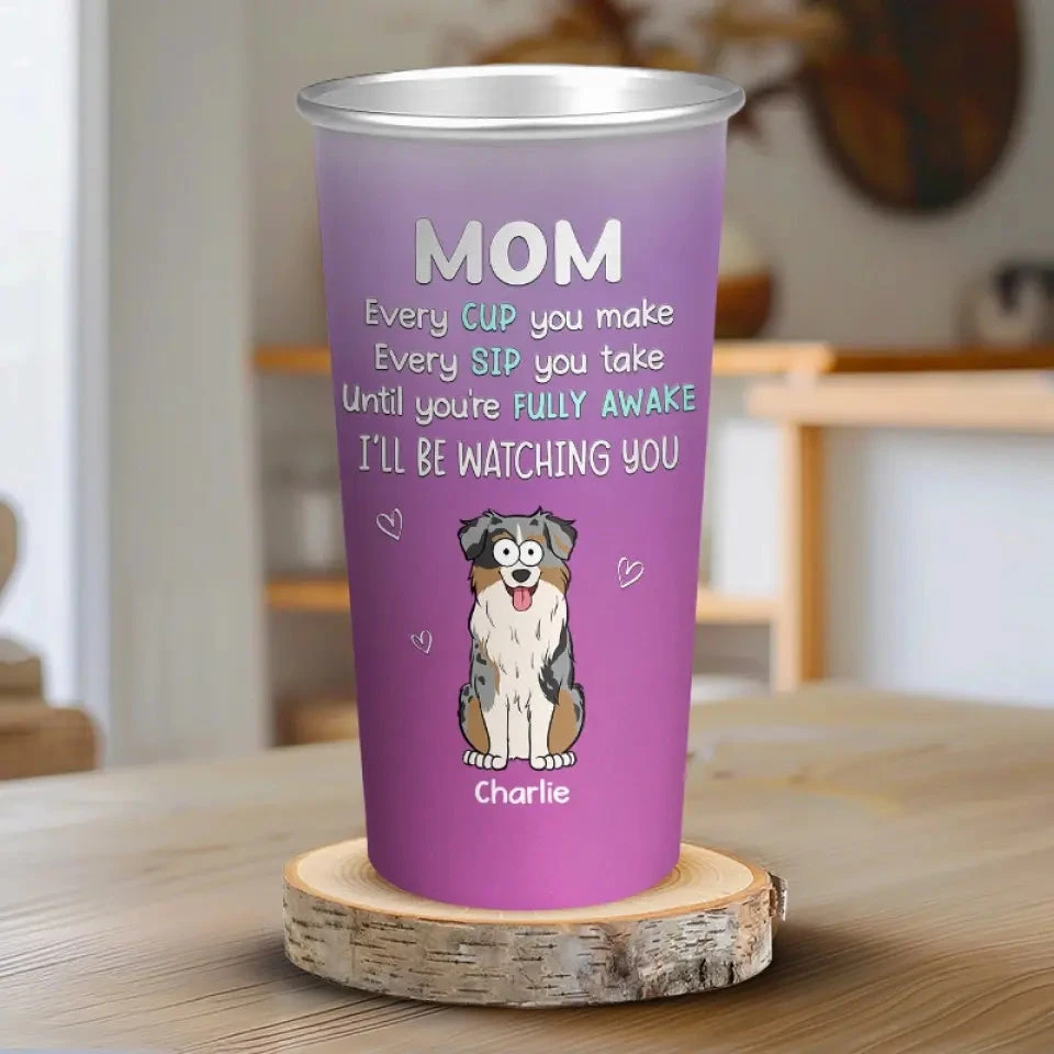 Thanks For Picking Up Our Poo - Dog Personalized Custom Aluminum Changing Color Cup - Gift For Pet Owners, Pet Lovers 1 Thanks For Picking Up Our Poo - Dog Personalized Custom Aluminum Changing Color Cup - Gift For Pet Owners, Pet Lovers