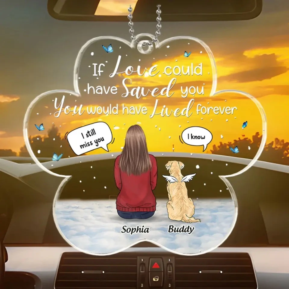 The Bond With Pets Is As Lasting As The Ties Of The Earth - Memorial Personalized Custom Car Ornament - Acrylic Custom Shaped - Sympathy Gift For Pet Owners, Pet Lovers 3 The Bond With Pets Is As Lasting As The Ties Of The Earth - Memorial Personalized Custom Car Ornament - Acrylic Custom Shaped - Sympathy Gift For Pet Owners, Pet Lovers - Image 3