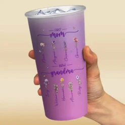 First Mom Now Grandma - Family Personalized Custom Aluminum Changing Color Cup - Gift For Mom, Grandma 7 First Mom Now Grandma - Family Personalized Custom Aluminum Changing Color Cup - Gift For Mom, Grandma -Pawfect House Store 669633960dcdd