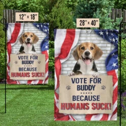 Custom Photo Vote For More Treats, Less Squirrels - Dog & Cat Personalized Custom Flag - Gift For Pet Owners, Pet Lovers -Pawfect House Store 669634f201000