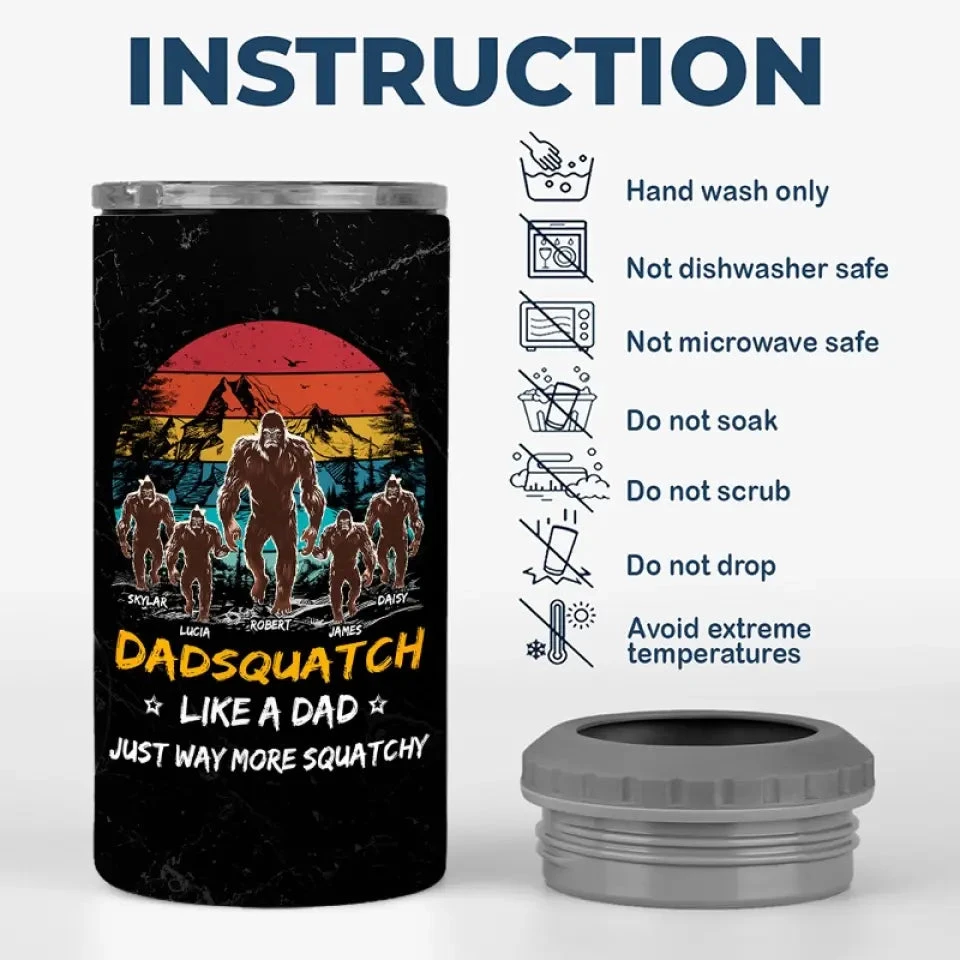A Dad Like Me Is Hard To Find- Family Personalized Custom 4 In 1 Can Cooler Tumbler - Gift For Dad, Grandpa 6 A Dad Like Me Is Hard To Find- Family Personalized Custom 4 In 1 Can Cooler Tumbler - Gift For Dad, Grandpa - Image 6
