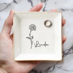 Best Friends Bloom Together - Bestie Personalized Custom Jewelry Dish - Gift For Best Friends, BFF, Sisters 8 Best Friends Bloom Together - Bestie Personalized Custom Jewelry Dish - Gift For Best Friends, BFF, Sisters -Pawfect House Store 669650d4501a9