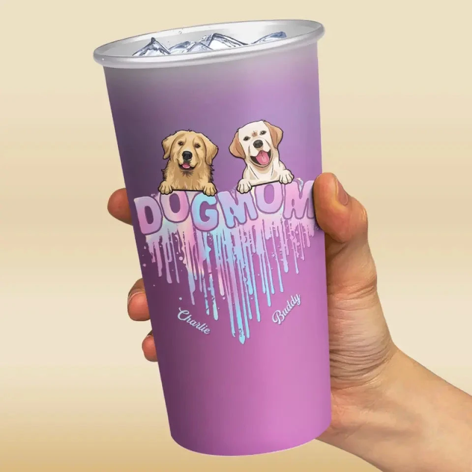 Fur Mom - Dog & Cat Personalized Custom Aluminum Changing Color Cup - Gift For Pet Owners, Pet Lovers 3 Fur Mom - Dog & Cat Personalized Custom Aluminum Changing Color Cup - Gift For Pet Owners, Pet Lovers - Image 3
