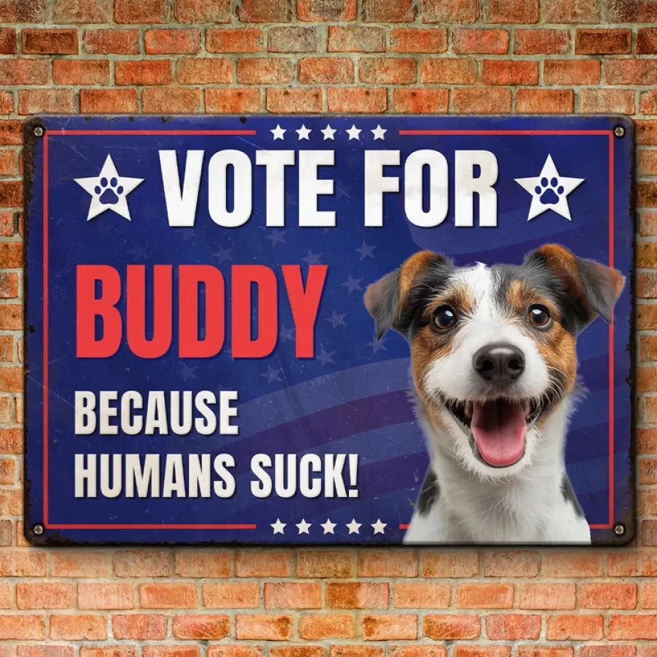 Custom Photo More Treats, Less Squirrels - Dog & Cat Personalized Custom Home Decor Metal Sign - House Warming Gift For Pet Owners, Pet Lovers 3 Custom Photo More Treats, Less Squirrels - Dog & Cat Personalized Custom Home Decor Metal Sign - House Warming Gift For Pet Owners, Pet Lovers - Image 3