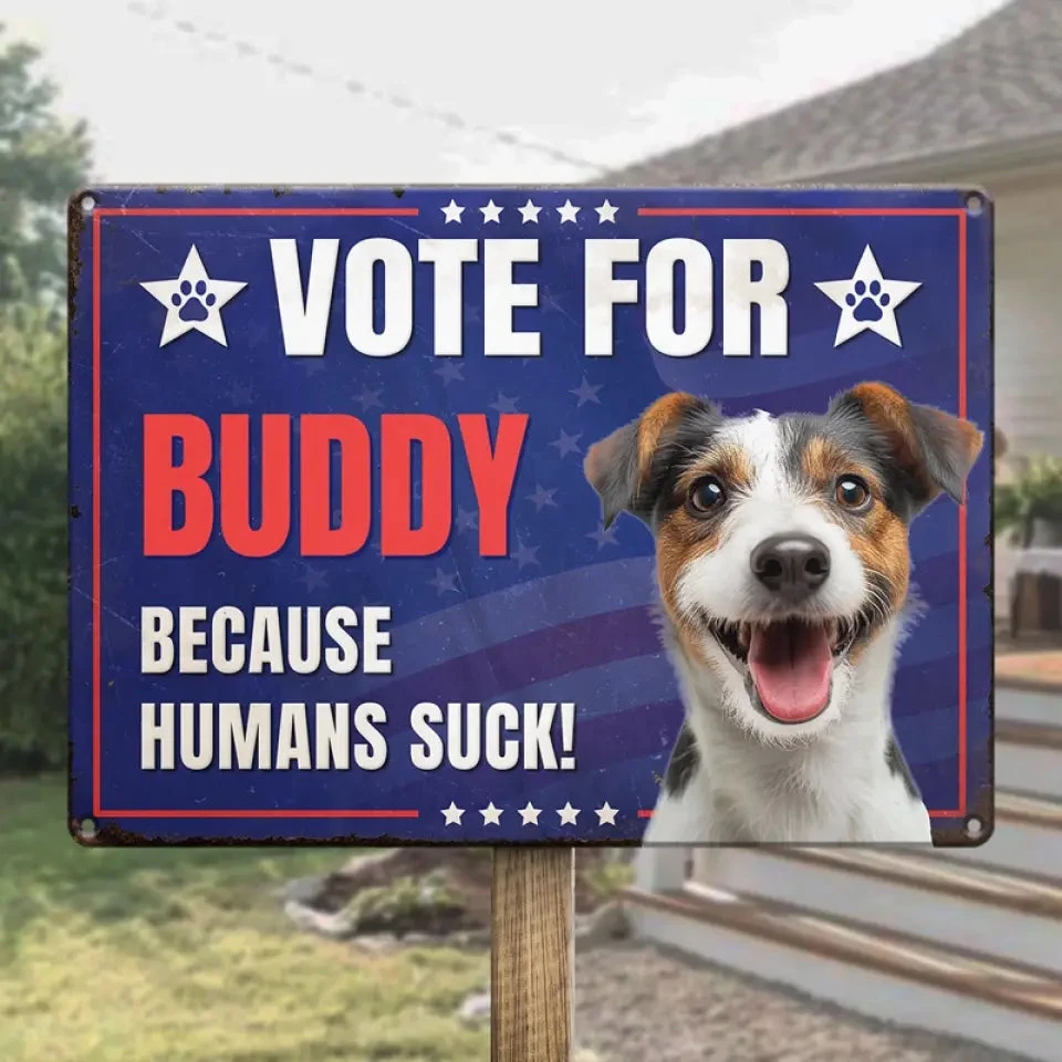 Custom Photo More Treats, Less Squirrels - Dog & Cat Personalized Custom Home Decor Metal Sign - House Warming Gift For Pet Owners, Pet Lovers 4 Custom Photo More Treats, Less Squirrels - Dog & Cat Personalized Custom Home Decor Metal Sign - House Warming Gift For Pet Owners, Pet Lovers - Image 4