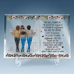 I'm Lucky To Have A Friend Like You - Bestie Personalized Custom Rectangle Shaped Acrylic Plaque - Gift For Best Friends, BFF, Sisters -Pawfect House Store 6699d158dfe04