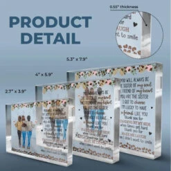 I'm Lucky To Have A Friend Like You - Bestie Personalized Custom Rectangle Shaped Acrylic Plaque - Gift For Best Friends, BFF, Sisters -Pawfect House Store 6699d1901c013