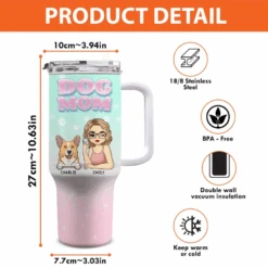 Everything I Know, I Learned From Dogs - Dog Personalized Custom 40 Oz Stainless Steel Tumbler With Handle - Gift For Pet Owners, Pet Lovers 7 Everything I Know, I Learned From Dogs - Dog Personalized Custom 40 Oz Stainless Steel Tumbler With Handle - Gift For Pet Owners, Pet Lovers -Pawfect House Store 6699d59d079f8
