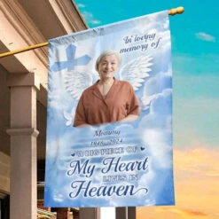 Custom Photo A Big Piece Of My Heart Lives In Heaven - Memorial Personalized Custom Flag - Sympathy Gift For Family Members 9 Custom Photo A Big Piece Of My Heart Lives In Heaven - Memorial Personalized Custom Flag - Sympathy Gift For Family Members -Pawfect House Store 669dd66280006