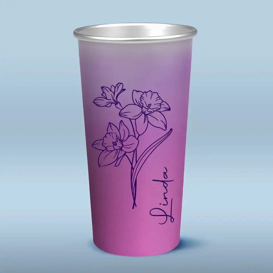 Life Is A Garden, And Love Is The Flower - Bestie Personalized Custom Aluminum Changing Color Cup - Gift For Yourself, Best Friends, BFF, Sisters 2 Life Is A Garden, And Love Is The Flower - Bestie Personalized Custom Aluminum Changing Color Cup - Gift For Yourself, Best Friends, BFF, Sisters - Image 2