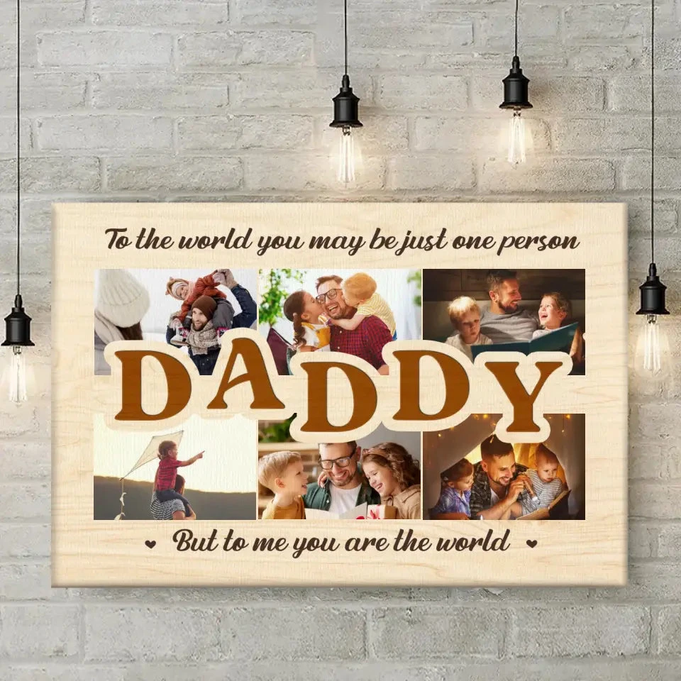 Custom Photo I Love The Ways You Love Me - Family Personalized Custom Horizontal Canvas - Father's Day, Gift For Dad 2 Custom Photo I Love The Ways You Love Me - Family Personalized Custom Horizontal Canvas - Father's Day, Gift For Dad - Image 2