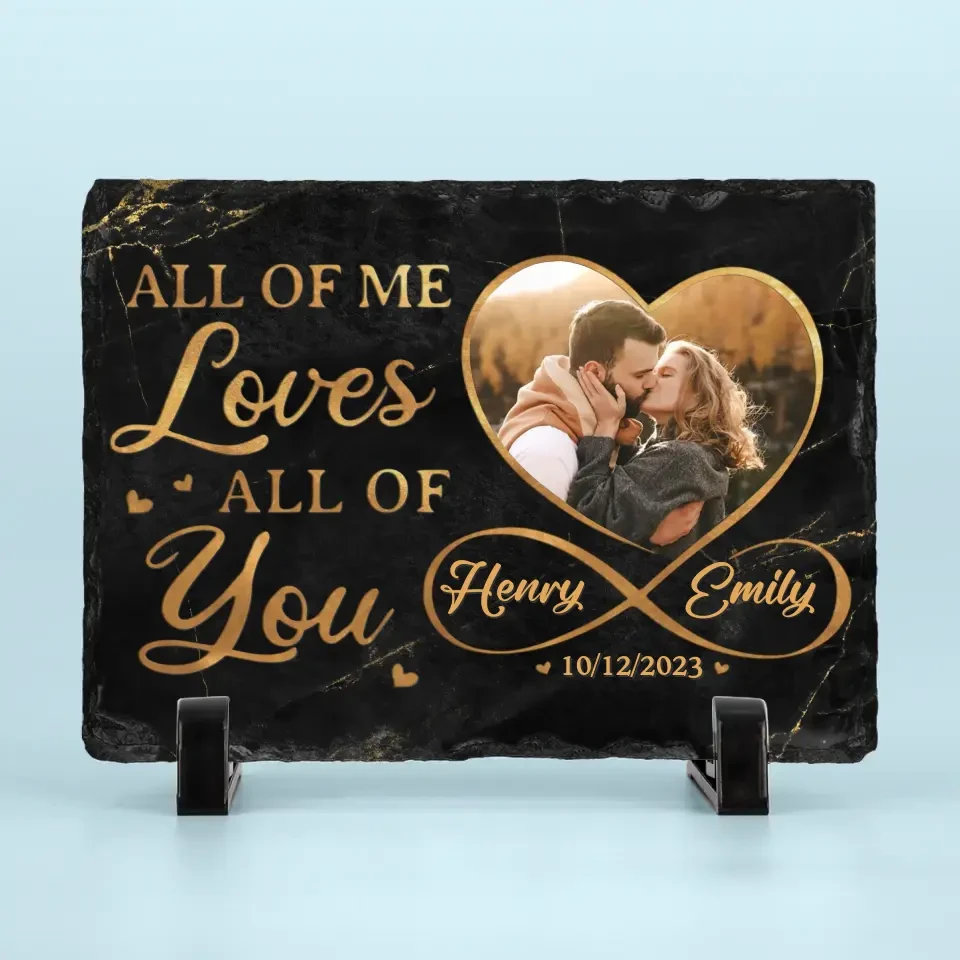 Custom Photo A True Love Story Never Ends - Couple Personalized Custom Rectangle Shaped Stone With Stand - Gift For Husband Wife, Anniversary 4 Custom Photo A True Love Story Never Ends - Couple Personalized Custom Rectangle Shaped Stone With Stand - Gift For Husband Wife, Anniversary - Image 4